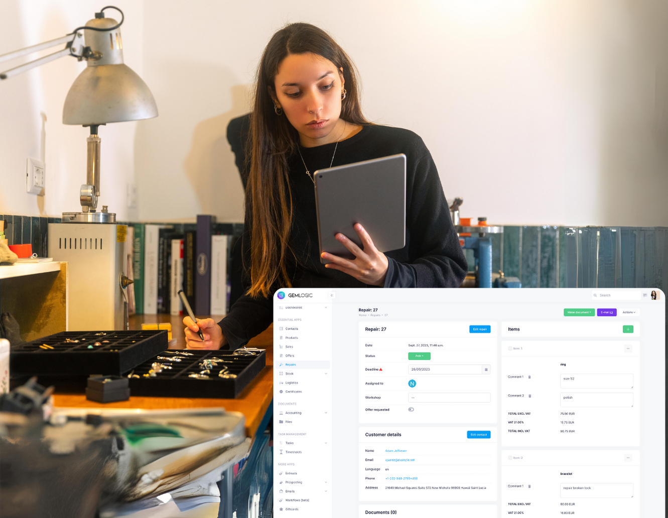 screenshot of Gem Logic